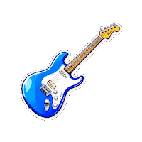 Electric Guitar Sticker by eventgraphics