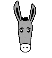 VillaDonkey_Switzerland schweiz donkey berge ferien Sticker