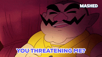 Threaten Bring It GIF by Mashed