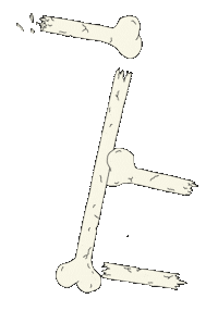 bones e Sticker by Peter Bjorn and John