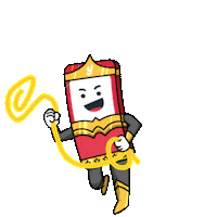 Dc Superhero Sticker by Yoodo
