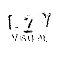 lzyvisual logo logotype grain lzy Sticker