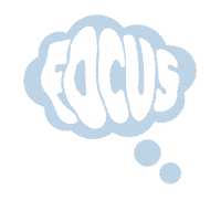 Focus Sticker by Allkinds