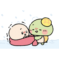 Freezing Take Care Sticker