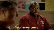 Youre Welcome Reaction GIF by CBS