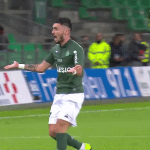 remy cabella non GIF by AS Saint-Etienne