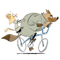 Bike Hurry Sticker