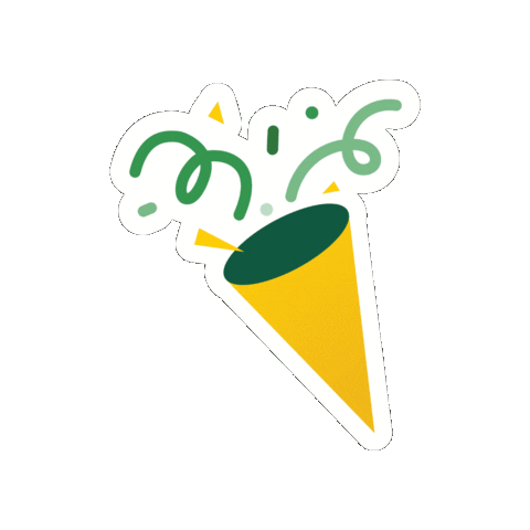 Celebrate Green And Gold Sticker by ArkansasTech