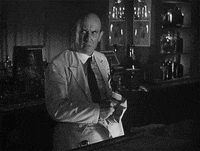black and white bartender GIF