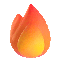 Fire Burning Sticker