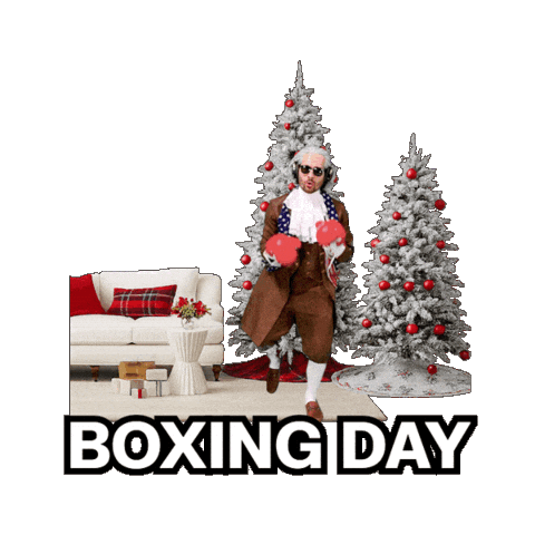 Boxing Day Sticker