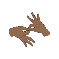 probonoasl interpreter pbasl black interpreter Sticker