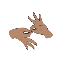 probonoasl asl interpreter pbasl black interpreter Sticker