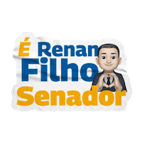 sourenanfilho politica alagoas senador renanzinho Sticker