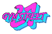 90S Logo Sticker by 21 Gym Street