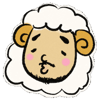 Sheep ひつじ Sticker