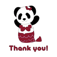 Happy Panda Bear Sticker by Qeelin Jewellery