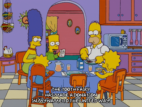 homer simpson eating GIF