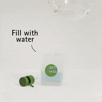 theaercare vegan bottle sustainability cleaning GIF