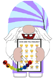 Feelings Gnome Sticker