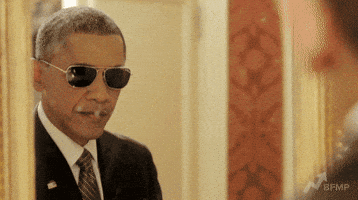 Barack Obama Sunglasses GIF
