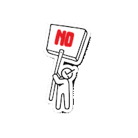 Sign No Sticker by OpositaTest