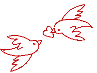 In Love Birds Sticker by Columbus Café & Co