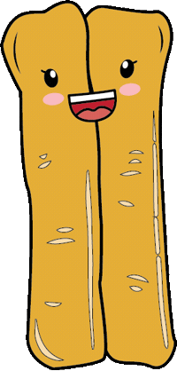iloveyootiao happy wink fried iloveyoo Sticker