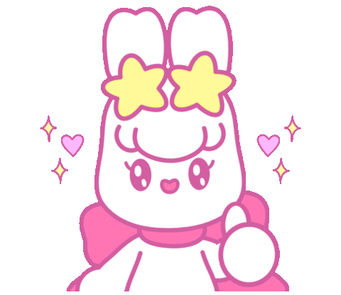 Star Bunny Sticker