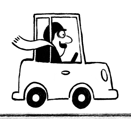 PetraHerberger happy driving moving confident Sticker