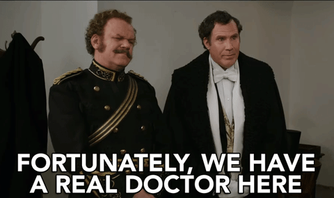 doctor johncreilly GIF by Holmes & Watson