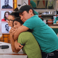 Pop Tv Hugging GIF by Big Brother After Dark