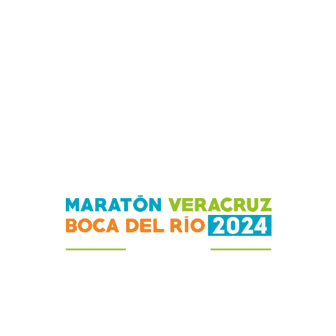 Run Running Sticker by Maraton de Veracruz