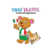 Pizza Italy Sticker by Yogi Travel
