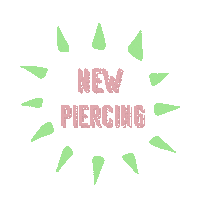Piercing Sticker by Piercingstudio heul doch
