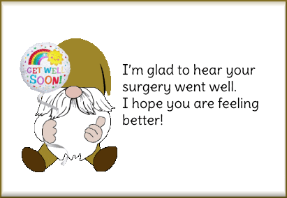 Get Well Soon Gnome GIF