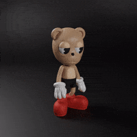 Toonies bear chill toy bearish GIF