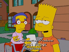 licking bart simpson GIF