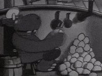 Black And White Cooking GIF by Fleischer Studios
