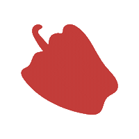 Paprika Eating Sticker by Stichting Thuisgekookt