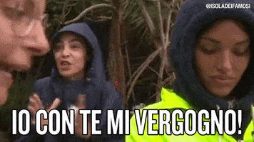 shame isola13 GIF by Isola dei Famosi
