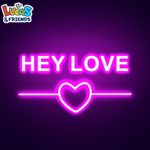 In Love Hello GIF by Lucas and Friends by RV AppStudios