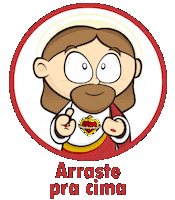 Jesus Sticker by Santinhoz