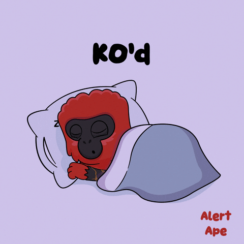 Monkey Sleeping GIF by VeeFriends