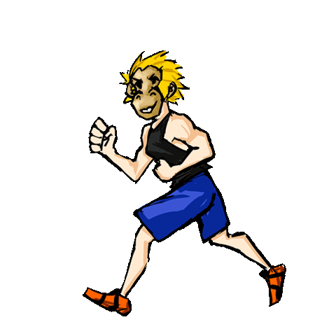 run Sticker by popaisnack