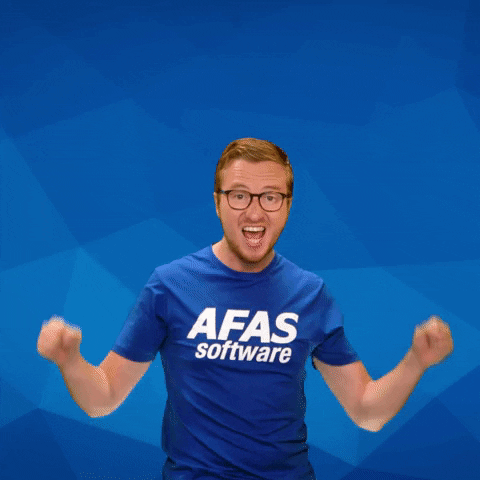 Cheer Yes GIF by AFAS Software