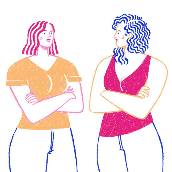 ManueldActivisme animation illustration women weird Sticker