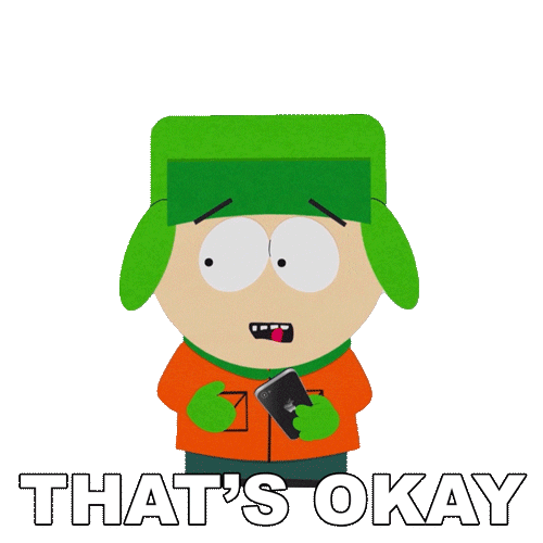 Kyle Broflovski Ok Sticker by South Park