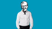 fried chicken yes GIF by KFC UK