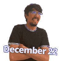 December Dec 22 Sticker